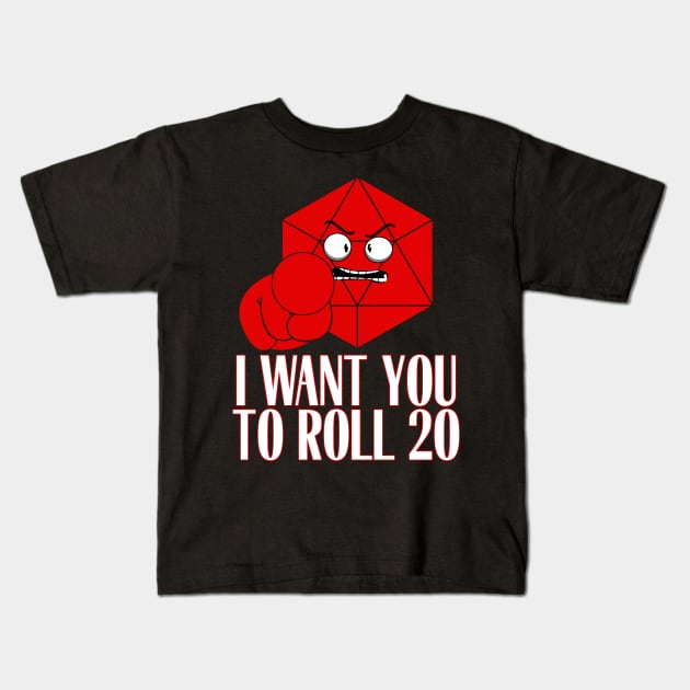 I Want You Kids T-Shirt by Vahlia